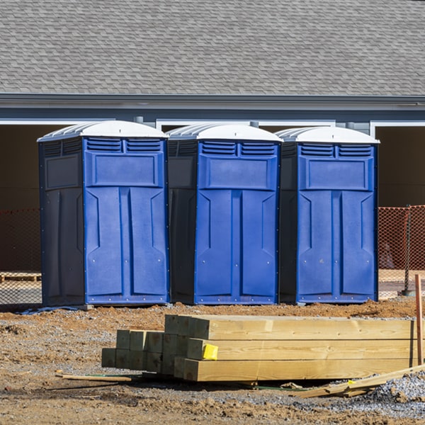 how often are the porta potties cleaned and serviced during a rental period in Allen Junction WV